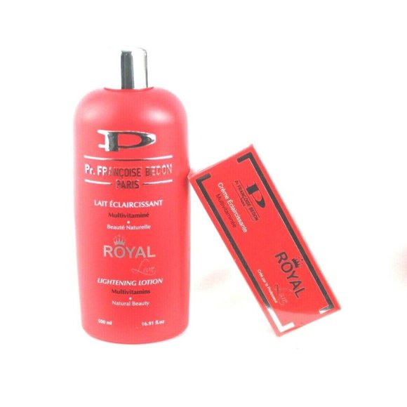 Pr. Francoise Bedon Royal Lotion 500ml and Lightening Cream Royal Luxe 1.6oz